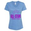 Women's Snow Heather Jersey V-Neck T-Shirt Thumbnail