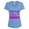 Women's Snow Heather Jersey V-Neck T-Shirt Thumbnail
