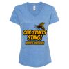 Women's Snow Heather Jersey V-Neck T-Shirt Thumbnail