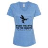 Women's Snow Heather Jersey V-Neck T-Shirt Thumbnail