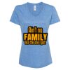 Women's Snow Heather Jersey V-Neck T-Shirt Thumbnail