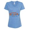 Women's Snow Heather Jersey V-Neck T-Shirt Thumbnail
