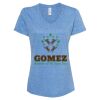 Women's Snow Heather Jersey V-Neck T-Shirt Thumbnail