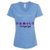 Women's Snow Heather Jersey V-Neck T-Shirt Thumbnail