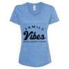 Women's Snow Heather Jersey V-Neck T-Shirt Thumbnail