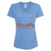 Women's Snow Heather Jersey V-Neck T-Shirt Thumbnail