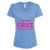 Women's Snow Heather Jersey V-Neck T-Shirt Thumbnail
