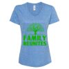 Women's Snow Heather Jersey V-Neck T-Shirt Thumbnail