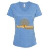 Women's Snow Heather Jersey V-Neck T-Shirt Thumbnail