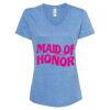Women's Snow Heather Jersey V-Neck T-Shirt Thumbnail