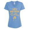 Women's Snow Heather Jersey V-Neck T-Shirt Thumbnail