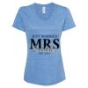 Women's Snow Heather Jersey V-Neck T-Shirt Thumbnail