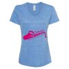 Women's Snow Heather Jersey V-Neck T-Shirt Thumbnail