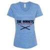 Women's Snow Heather Jersey V-Neck T-Shirt Thumbnail