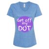 Women's Snow Heather Jersey V-Neck T-Shirt Thumbnail