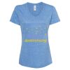 Women's Snow Heather Jersey V-Neck T-Shirt Thumbnail