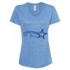 Women's Snow Heather Jersey V-Neck T-Shirt Thumbnail