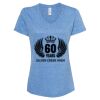 Women's Snow Heather Jersey V-Neck T-Shirt Thumbnail