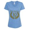 Women's Snow Heather Jersey V-Neck T-Shirt Thumbnail