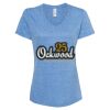 Women's Snow Heather Jersey V-Neck T-Shirt Thumbnail
