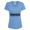 Women's Snow Heather Jersey V-Neck T-Shirt Thumbnail