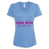 Women's Snow Heather Jersey V-Neck T-Shirt Thumbnail