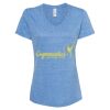 Women's Snow Heather Jersey V-Neck T-Shirt Thumbnail