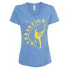 Women's Snow Heather Jersey V-Neck T-Shirt Thumbnail