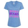 Women's Snow Heather Jersey V-Neck T-Shirt Thumbnail