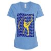 Women's Snow Heather Jersey V-Neck T-Shirt Thumbnail