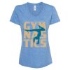 Women's Snow Heather Jersey V-Neck T-Shirt Thumbnail