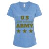 Women's Snow Heather Jersey V-Neck T-Shirt Thumbnail