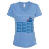 Women's Snow Heather Jersey V-Neck T-Shirt Thumbnail