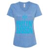 Women's Snow Heather Jersey V-Neck T-Shirt Thumbnail