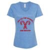 Women's Snow Heather Jersey V-Neck T-Shirt Thumbnail