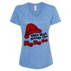 Women's Snow Heather Jersey V-Neck T-Shirt Thumbnail