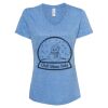 Women's Snow Heather Jersey V-Neck T-Shirt Thumbnail
