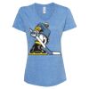 Women's Snow Heather Jersey V-Neck T-Shirt Thumbnail
