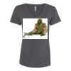 Women’s Cotton V-Neck T-Shirt Thumbnail