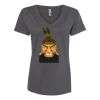 Women’s Cotton V-Neck T-Shirt Thumbnail