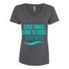 Women’s Cotton V-Neck T-Shirt Thumbnail