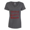 Women’s Cotton V-Neck T-Shirt Thumbnail