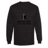 Unisex Heavyweight Cotton Long Sleeve Tee Thumbnail