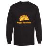 Unisex Heavyweight Cotton Long Sleeve Tee Thumbnail
