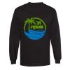 Unisex Heavyweight Cotton Long Sleeve Tee Thumbnail